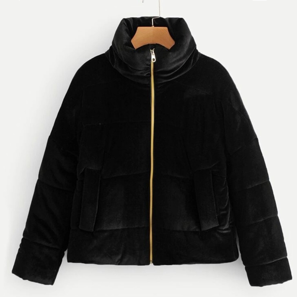 Black Puffer Jacket ❤️